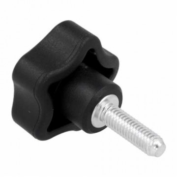 M5 x 10 draadeind met sterknop - diameter 25mm