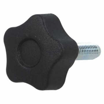 M6 x 30 draadeind met sterknop - diameter 25mm