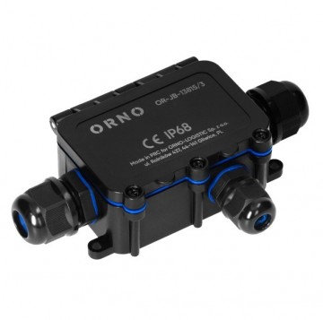 Surface mounted junction box hd ip68 0 5 6 0mm2 2 glands m20 1 gland m16 1