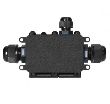 Surface mounted junction box hd ip68 0 5 6 0mm2 2 glands m20 1 gland m16 5