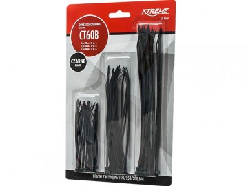 Kabelbinders Tie-Wraps Zwart 60 stuks