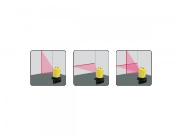 Kruislijn laser - Zelfnivellerend - 650nm - 10 meter - Met statief