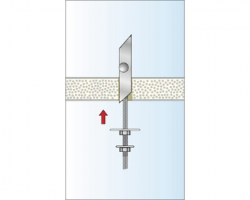 M8 tuimelplug met schroefdraad - 8 x 100mm - Gegalvaniseerd
