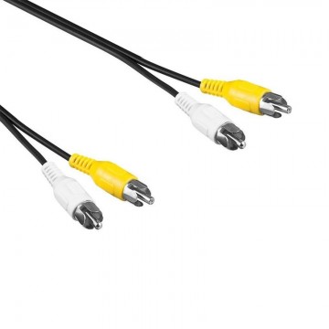 Tulp mono audio video kabel   1 meter   male male
