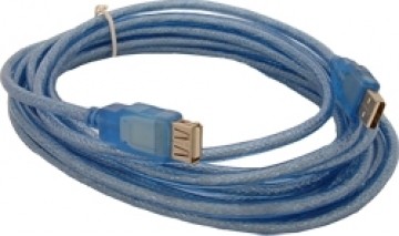 USB 3.0 verlengkabel 3 meter blauw