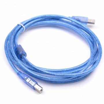 USB 2.0 Printerkabel 3 meter - Blauw