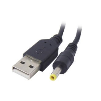 USB adapter AC lader + USB kabel Mini-Jack 4,0x1,7mm