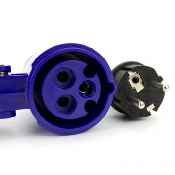 Camping CEE stekker - 3-polig - Vrouwelijk - Met kabel