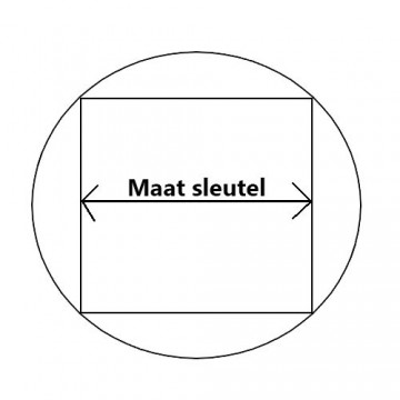 Vierkant sleutel (8,5mm)