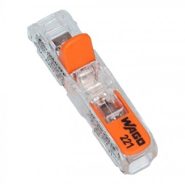 Wago verbindingsklem 1-VOUDIG 0,2-4 MM² - Doorvoerconnector per stuk