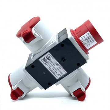 Waterdichte 400V splitter - 3 voudig