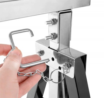 Verstelbare schraag - 200kg - 80 tot 130cm