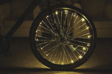 LED fietswiel verlichting - 20 LED - Wit 2