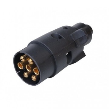 Aanhanger Stekker 7 polig 12 Volt - Zwart