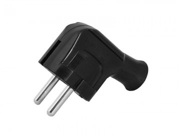 Gehoekte stekker - 230V - 16A - Geaard