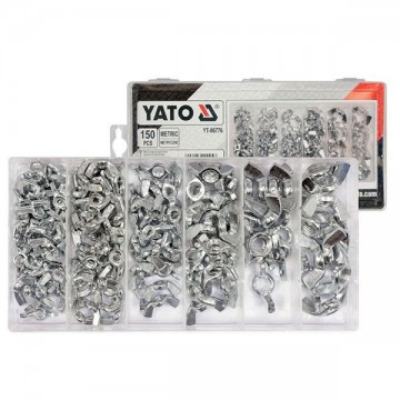 Assortiment doos - vleugelmoeren - 150 delig - metrisch