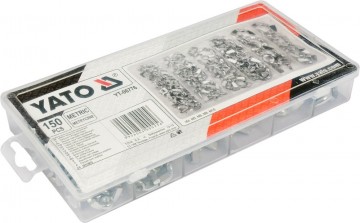 Assortiment doos - vleugelmoeren - 150 delig - metrisch