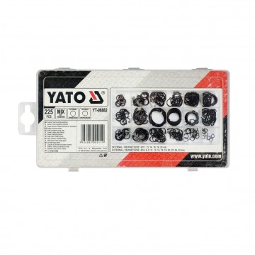 Seegerring/circlip set - 225-delig - Intern + extern