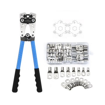 Ader eind hulstang - 6 tot 50mm2 - Met kabelschoen set