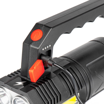 LED zaklamp - 2 in 1 - 300 Lumen - Oplaadbaar