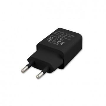 Zasilacz wtyczkowy 1x usb 5v 1a dc czarny 23951 2