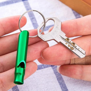 Sleutelhanger met fluitje - Groen