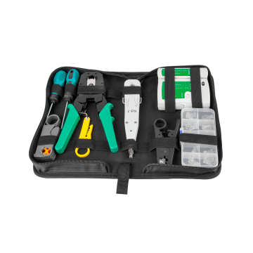 Netwerk toolset - 10 delig - Met etui
