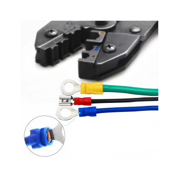 Krimptang + kabelschoentjes set - 700 stuks