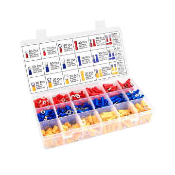 Krimptang + kabelschoentjes set - 700 stuks