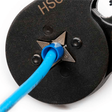 Krimptang + kabelschoentjes set - 800 stuks