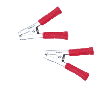 Accuklemmen set - 600A - 165mm - Rood