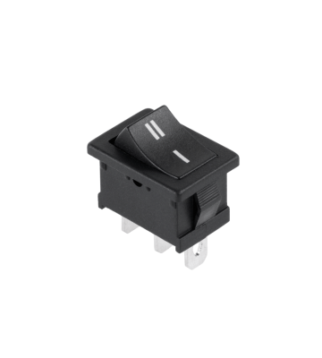 Schakelaar - ON/ON - 3A - 250V - Zwart