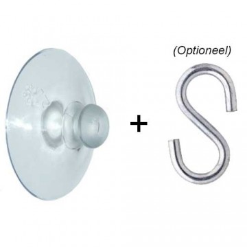 Zuignap 40mm voor S-haak