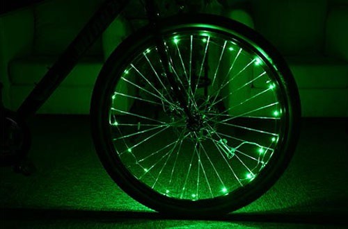LED fietswiel verlichting - 20 LED - Groen - PROLECH - de webshop voor  mannen
