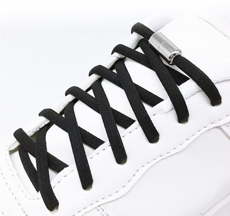 Elastische schoenveters - metalen sluiting - zwart - PROLECH - voor mannen