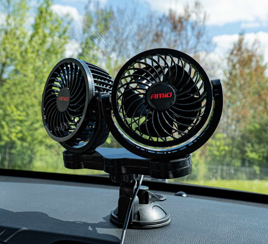 Duo auto ventilator - 4 inch - 12V - Met zuignap - PROLECH - de webshop  voor mannen